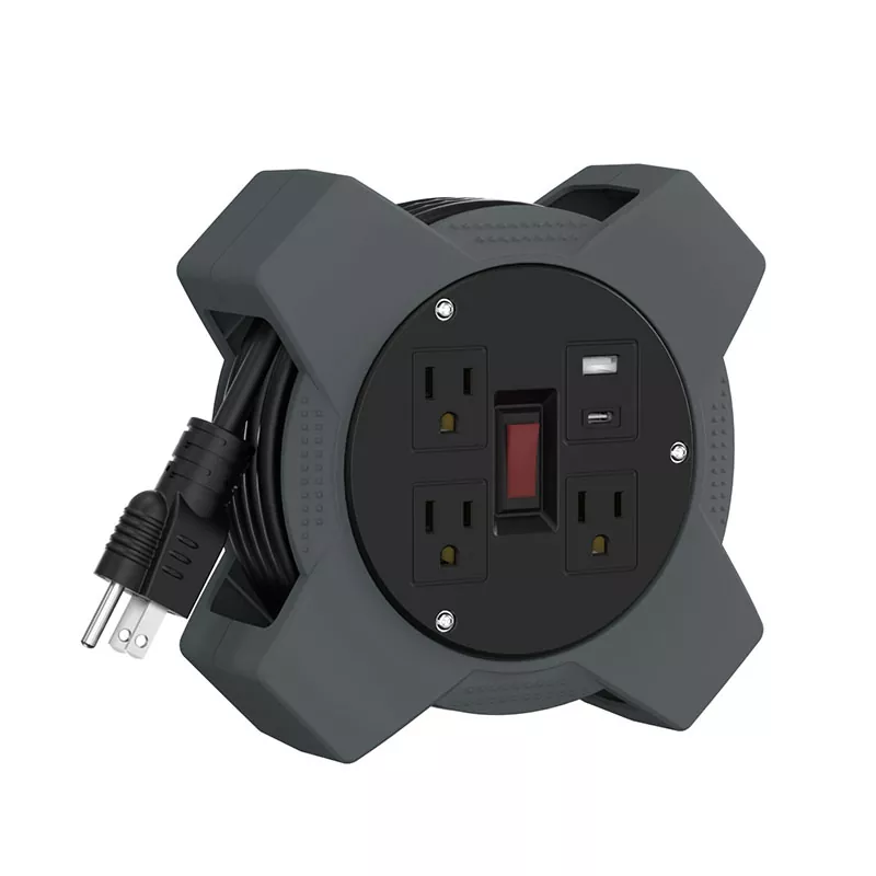 III decursibus Usb Plastic Funiculus Reel 20ft III decursibus Usb Plastic Funiculus Reel 20ft